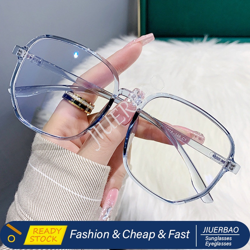 Kính Mát Gọng Vuông Oversize Chống Bức Xạ TR90 Đính Kim Cương Lấp Lánh
