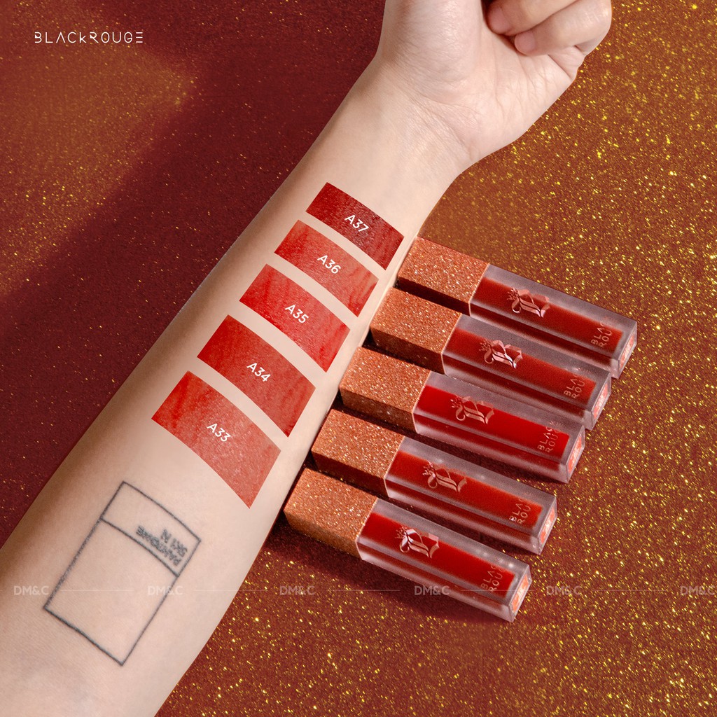 [Xả Kho] ❤️Son Black Rouge Ver 7 Air Fit Velvet Tint ❤️ Son Kem Siêu Lì ❤️ A12, A32, A28, A33, A37❤️