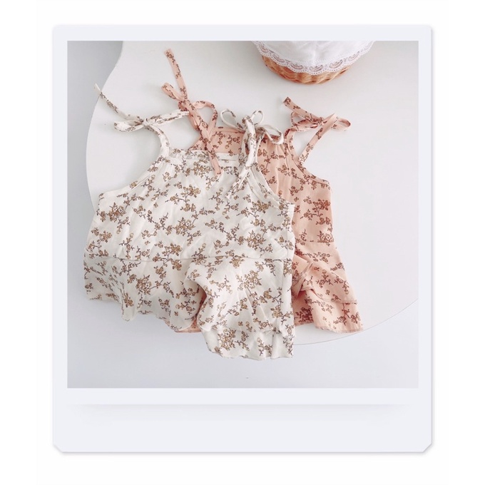 Bộ 2 dây hoa nhí mát mẻ cho bé gái (8-18kg)