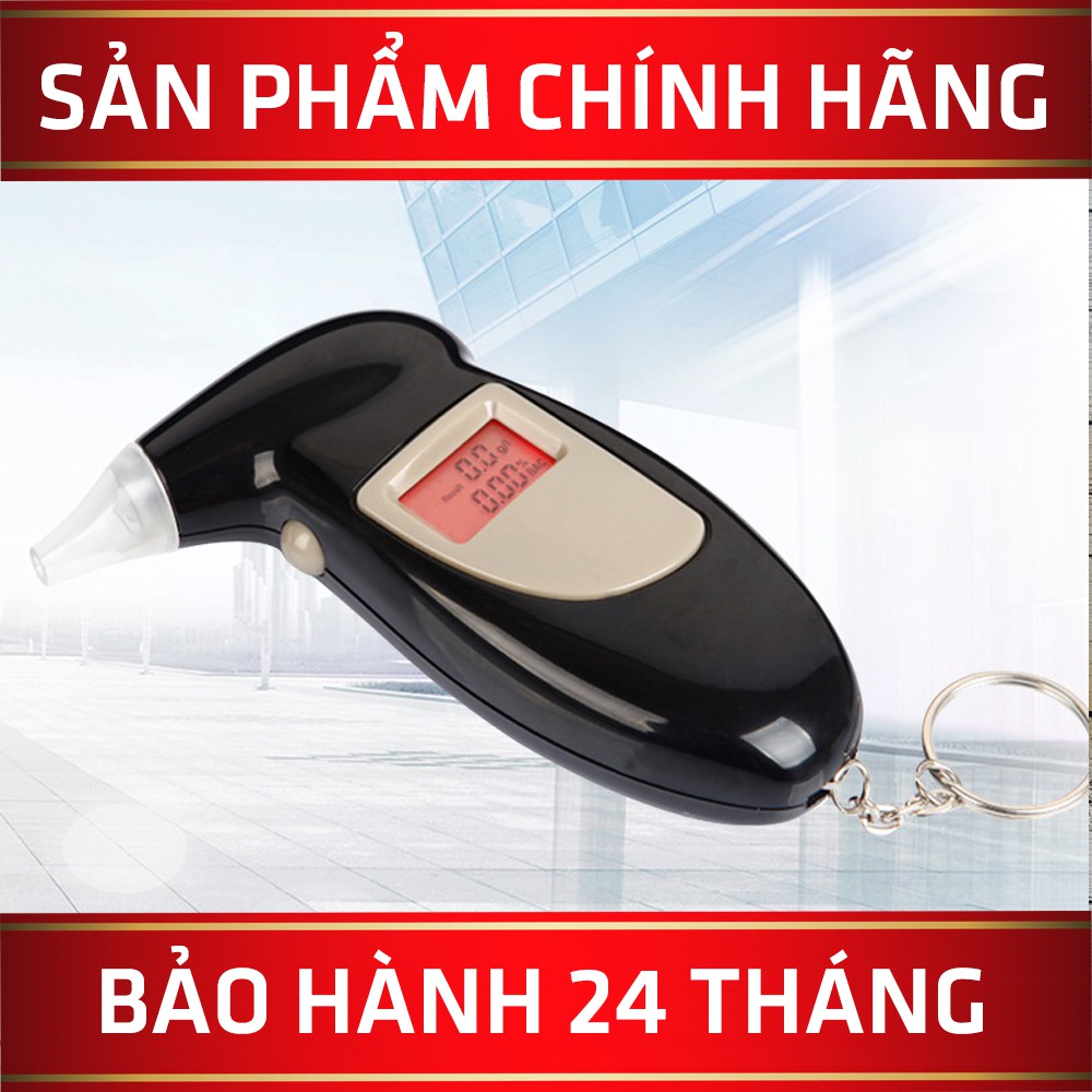 Máy Đo Nồng Độ Cồn Rượu Bia Trong Hơi Thở Màn Hình LCD Chính Xác 99.99% - Alcoho Tester