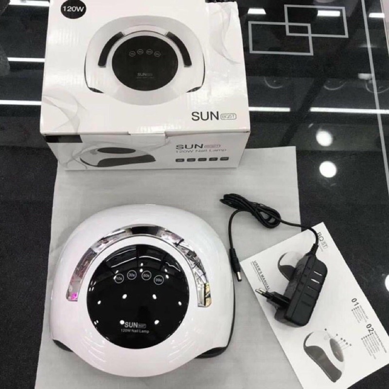 Máy hơ gel  BQ5T -120w - 36 bóng, máy hơ cực nhanh khô
