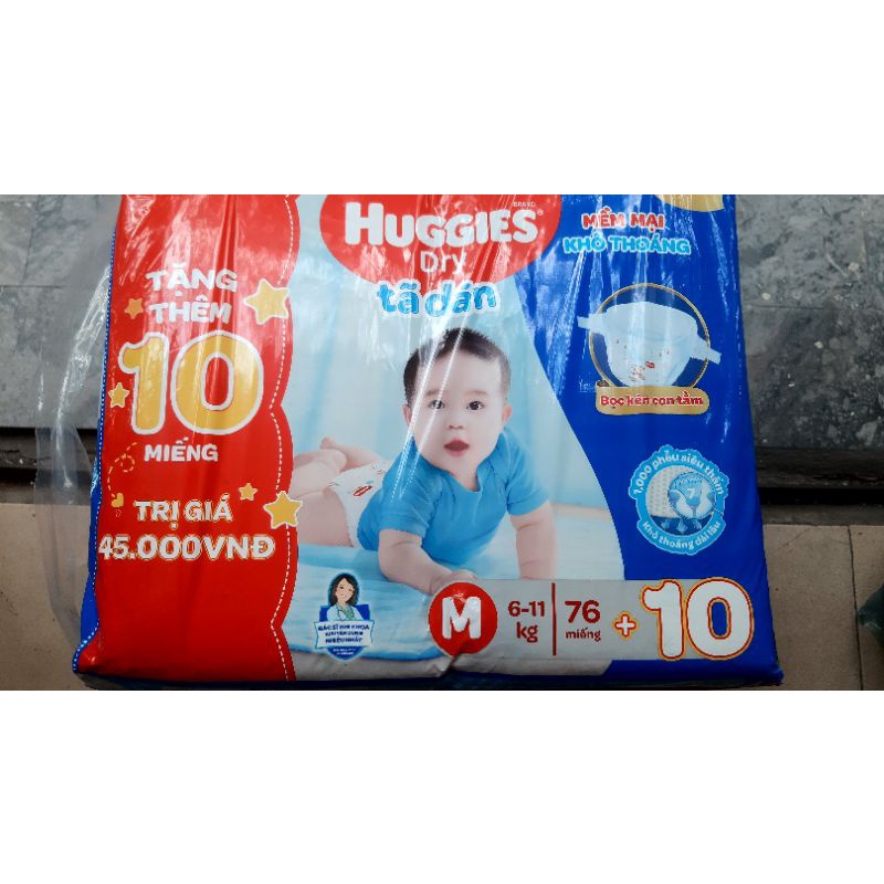 Tặng 8m. Tã quần huggies M74. L68. XL62. XXL56