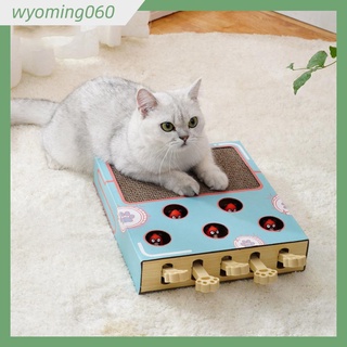 Hình ảnh [Hàng Sẵn] Đồ chơi làm giàu cho mèo tương tác Grind Claw Rest Chơi 3 trong 1 Sự nhàm chán Giảm nhẹ sự dành có nốt ruồi【Wyoming060】