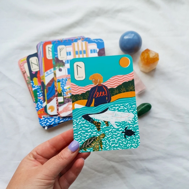 Runes for Modern Life  Bộ bài thông điệp cổ ngữ Rune 24 lá order trực tiếp USA