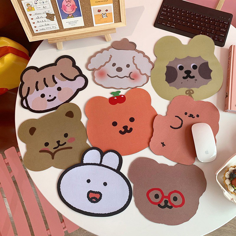 Tấm Lót Chuột Chống Trượt Họa Tiết Hoạt Hình Thiết Kế Dễ Thương