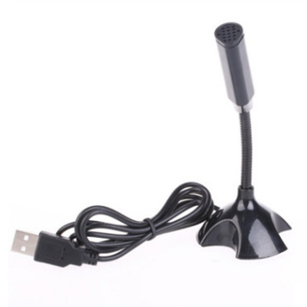 Dedicate USB Capacitive Mini Microphone Stand for PC Laptop Notebook Online Chat Recording Wired Device