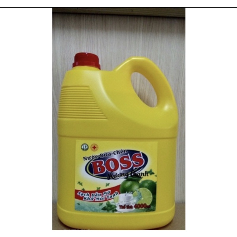 🍋🍋Nước rửa chén Boss HƯƠNG CHANH 4.000ML
