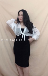 ĐẦM 2 DÂY KÈM ÁO BUỘC EO