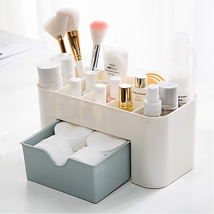 Kệ nhựa đựng mỹ phẩm đồ trang điểm mini chất lượng
