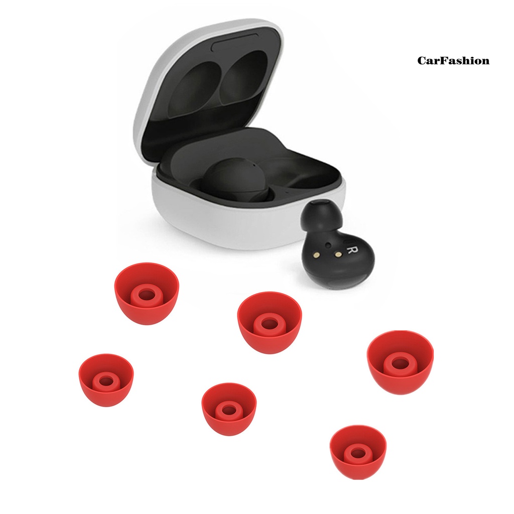 Set 3 Cặp Nút Tai Nghe Nhét Tai Giảm Tiếng Ồn Bằng Silicon Thiết Kế Tiện Lợi Dễ Dùng Cho Samsung Galaxy Buds 2