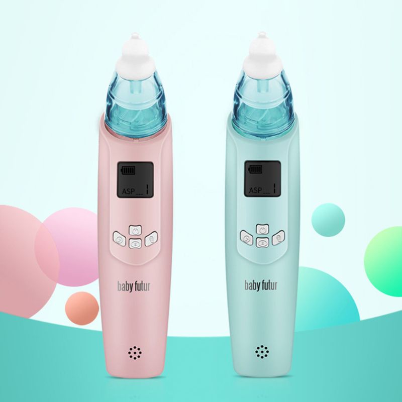 Dụng Cụ Vệ Sinh Mũi Điện Tử Có Màn Hình LCD An Toàn Cho Bé Sơ Sinh