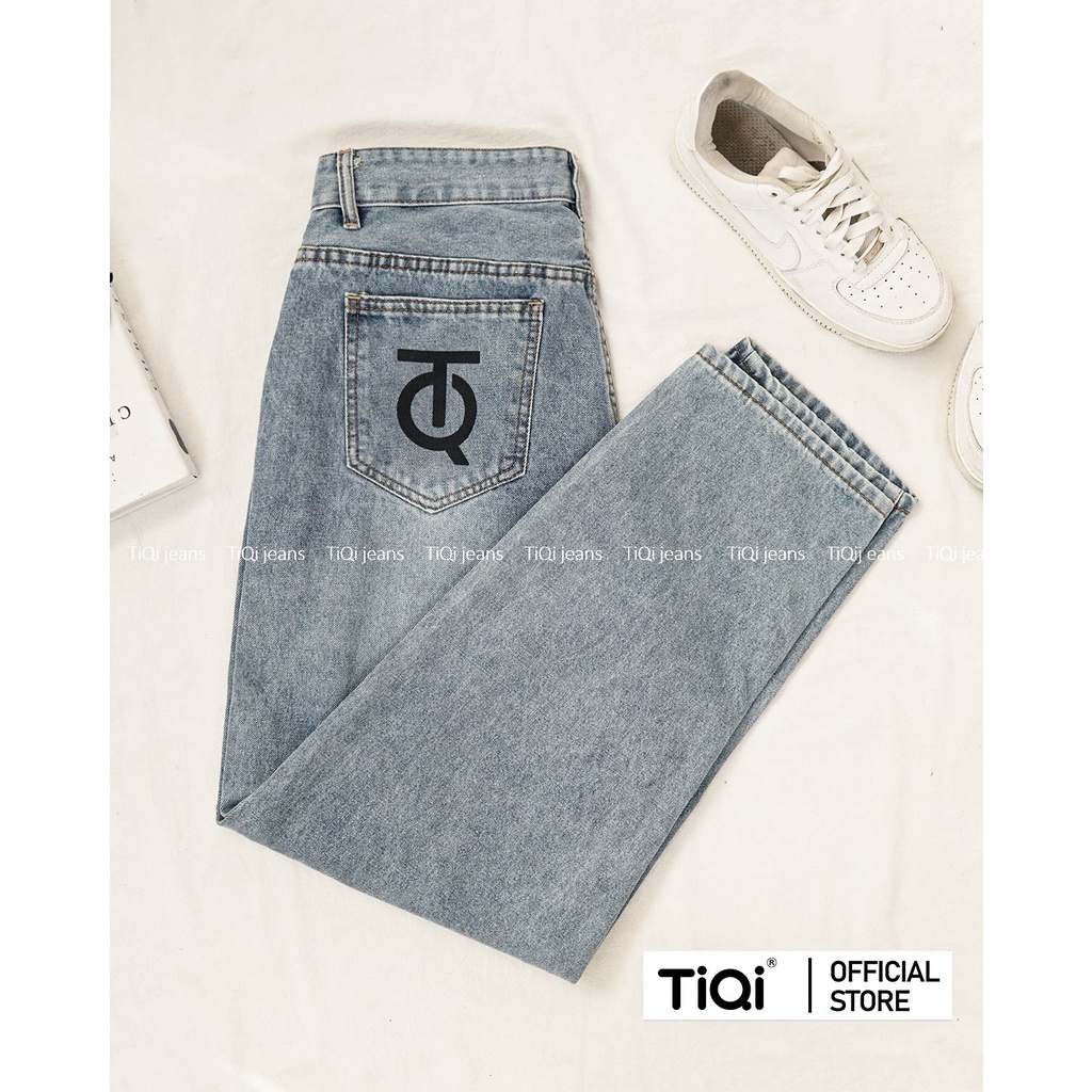 [BIGSIZE] Quần baggy nữ big size vải jean cotton cao cấp lưng cao TiQi Jeans B3-2261