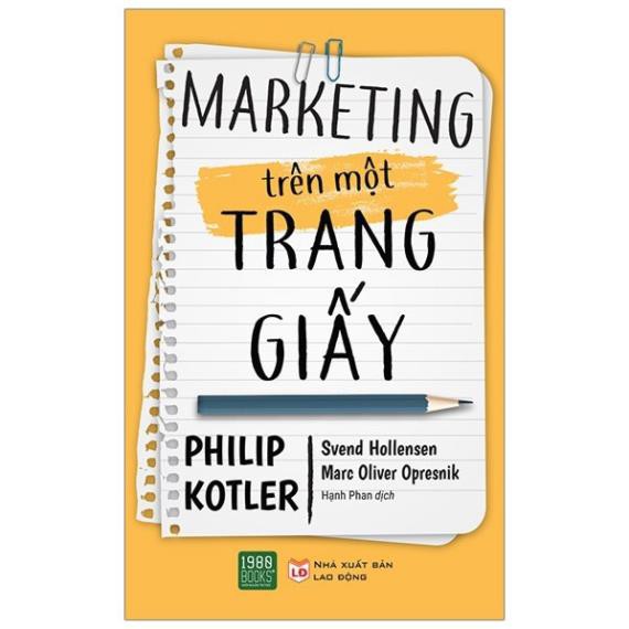 Sách - 3 Cuốn Sách Marketing Thực Chiến, Lập Kế Hoạch Marketing Hiệu Quả, Marketing trên một trang giấy [1980 Books]