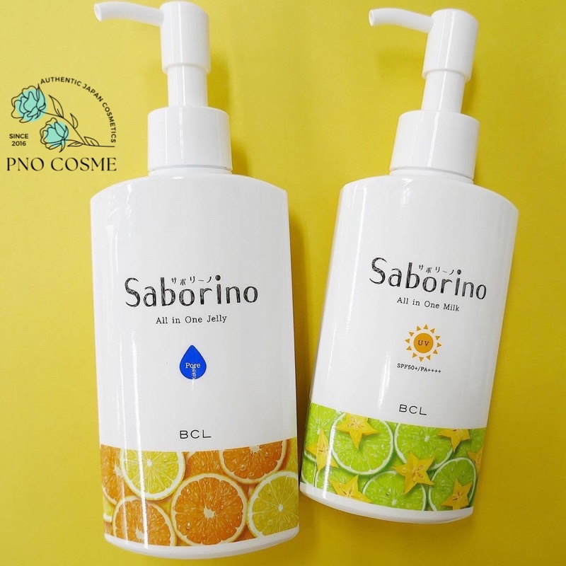 𝐒𝐚𝐛𝐨𝐫𝐢𝐧𝐨 All in one Milk - Kem dưỡng trắng da Body + Chống nắng Saborino