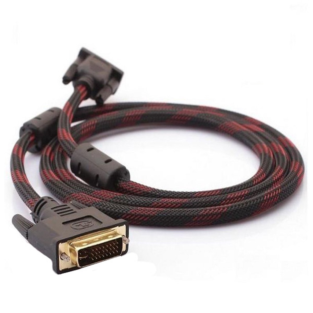 Dây cáp Màn Hình DVI 24+1 1.5m Chống Nhiễu
