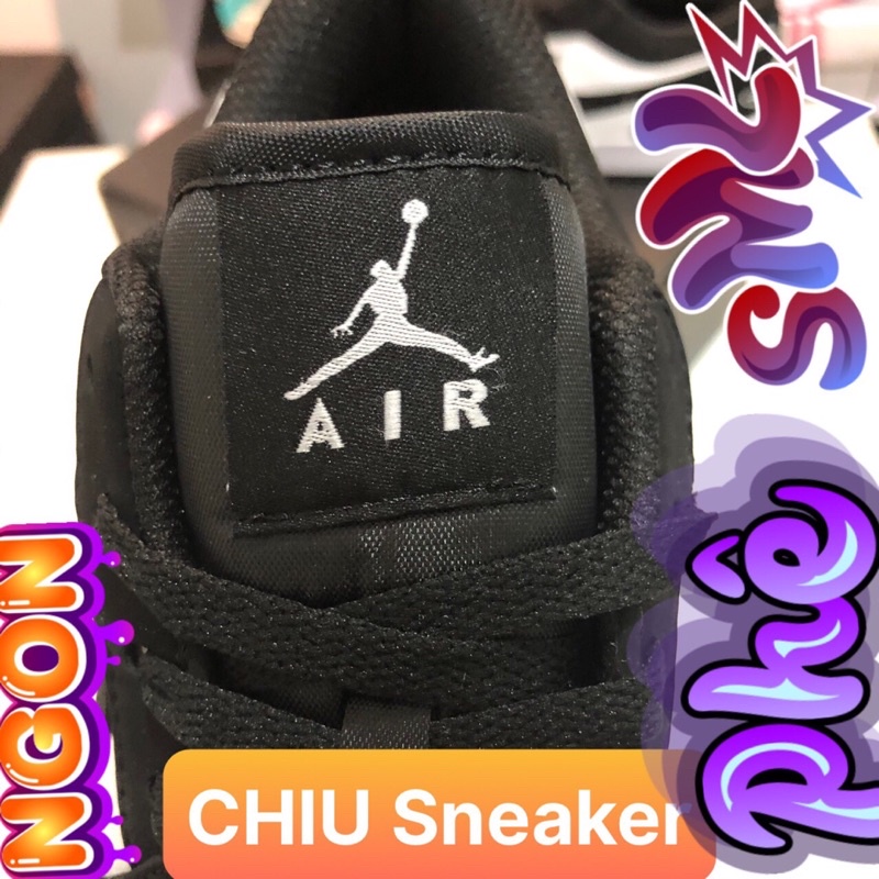 [ CHIU Sneaker 1 ] Giày Sneaker jd1 low trắng đen phiên bản cao cấp giày thể thao Jordan cổ thấp Panda đen trắng
