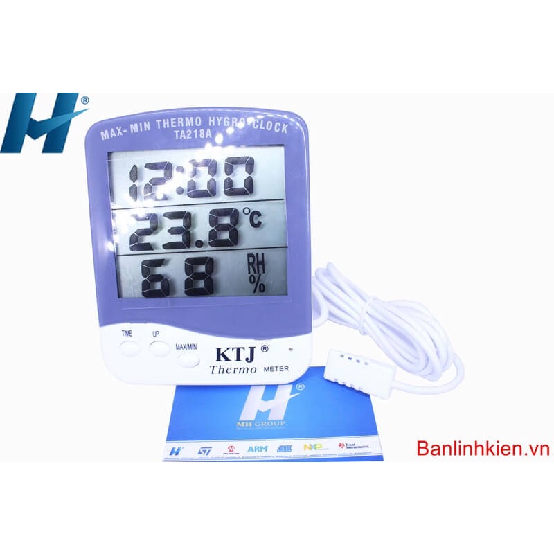 BLK Máy Đo Nhiệt Độ Độ Ẩm KTJ-TA218A