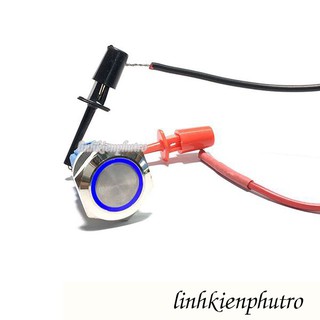 Nút Nhấn Reset 16mm 5 Chân - Vòng Đèn 12V