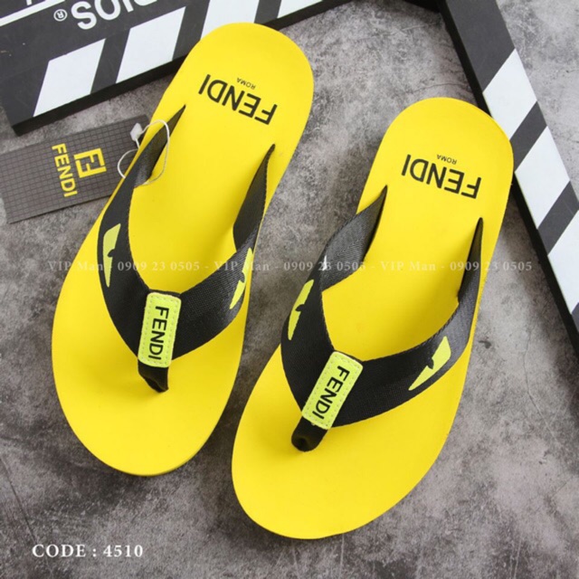 Dép Kẹp Nam Nữ Mắt Cáo Fen.di