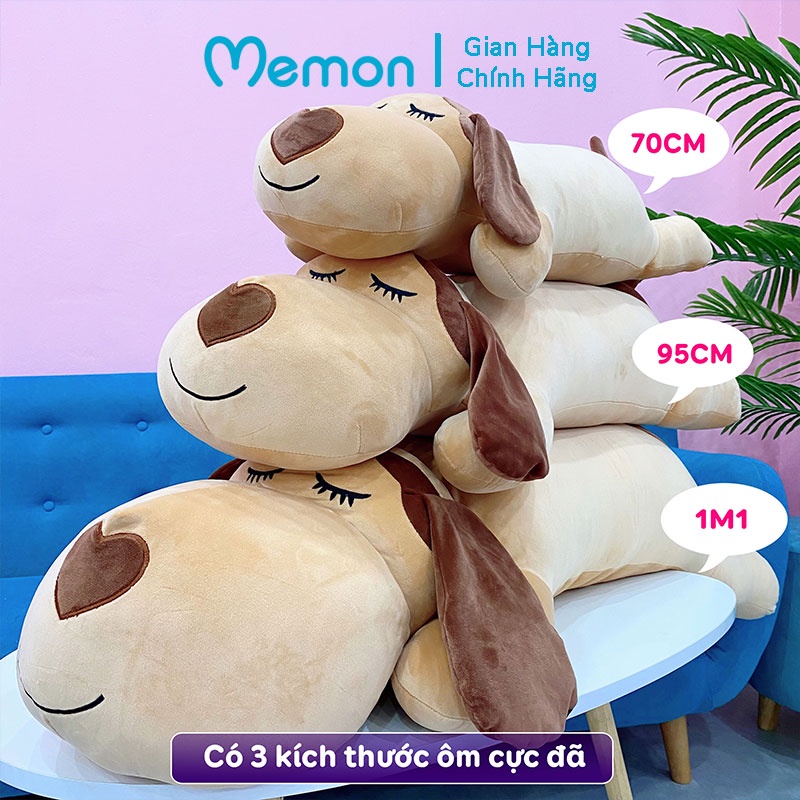 [Mã LIFEMALL2505 giảm 10% đơn 250K] Chó Bông Mũi Tim Mềm Cao Cấp Memon