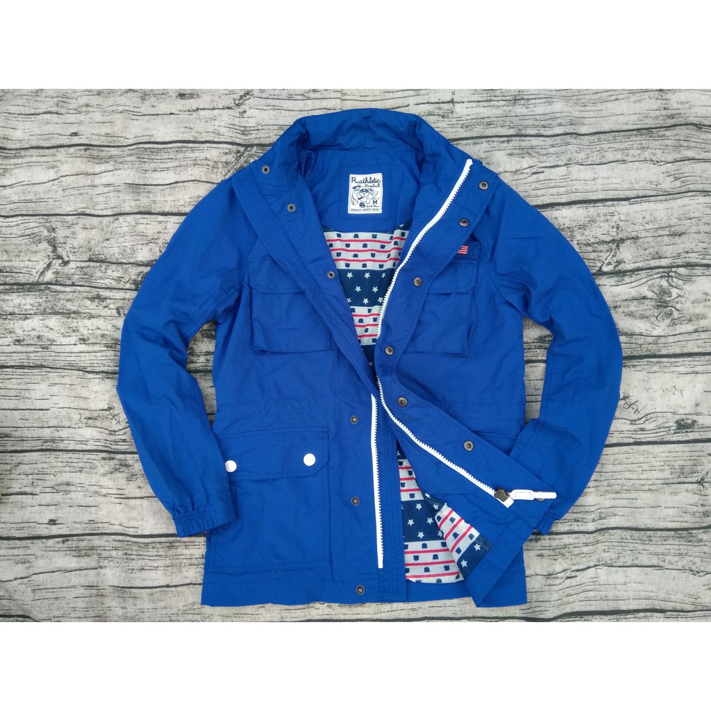 ÁO KHOÁC XANH VINTAGE UNISEX NAM NỮ