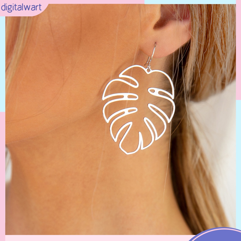 Khuyên Tai Hình Chiếc Lá Phong Cách Bohemian Thanh Lịch Dành Cho Nữ