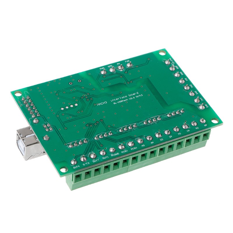 CNC USB MACH3 100Khz Breakout Board 5 Axis Interface Driver Motion Controller