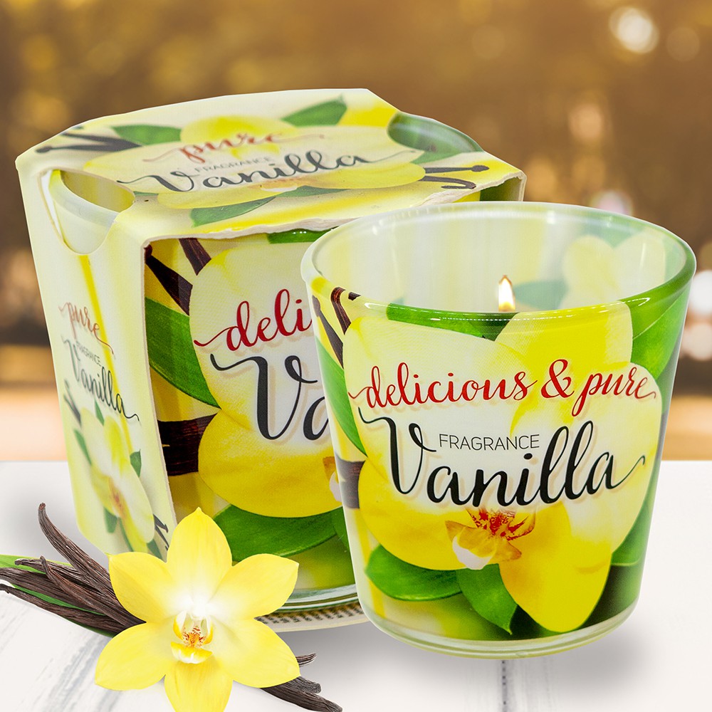 Ly nến thơm tinh dầu Bartek Vanilla 100g QT024466 - hương hoa vani (giao mẫu ngẫu nhiên)