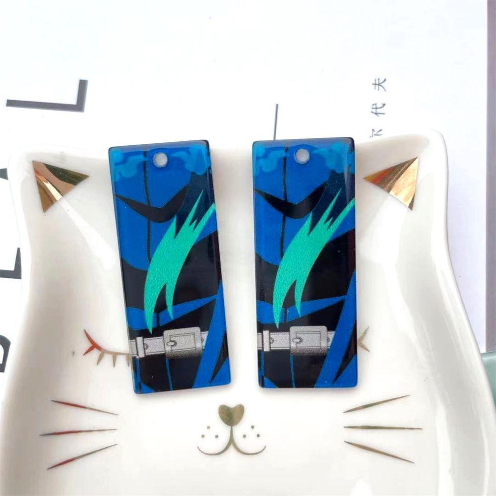 Khuyên Tai Acrylic Hình Hoa Hồng Thời Trang Cho Nam Nữ Tsuyuri Kanawo