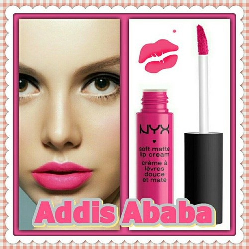 Son kem lì Nyx Professional Makeup Soft Matte Lip Cream 8 mL Addis Ababa - màu hồng sen