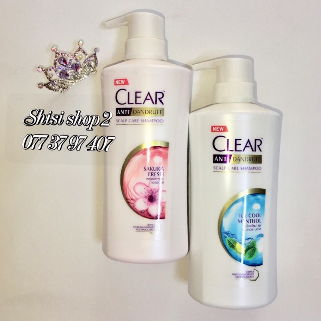 Dầu Gội Đầu CLEAR Thái Lan Đủ Loại 450ml hết gàu hết ngứa