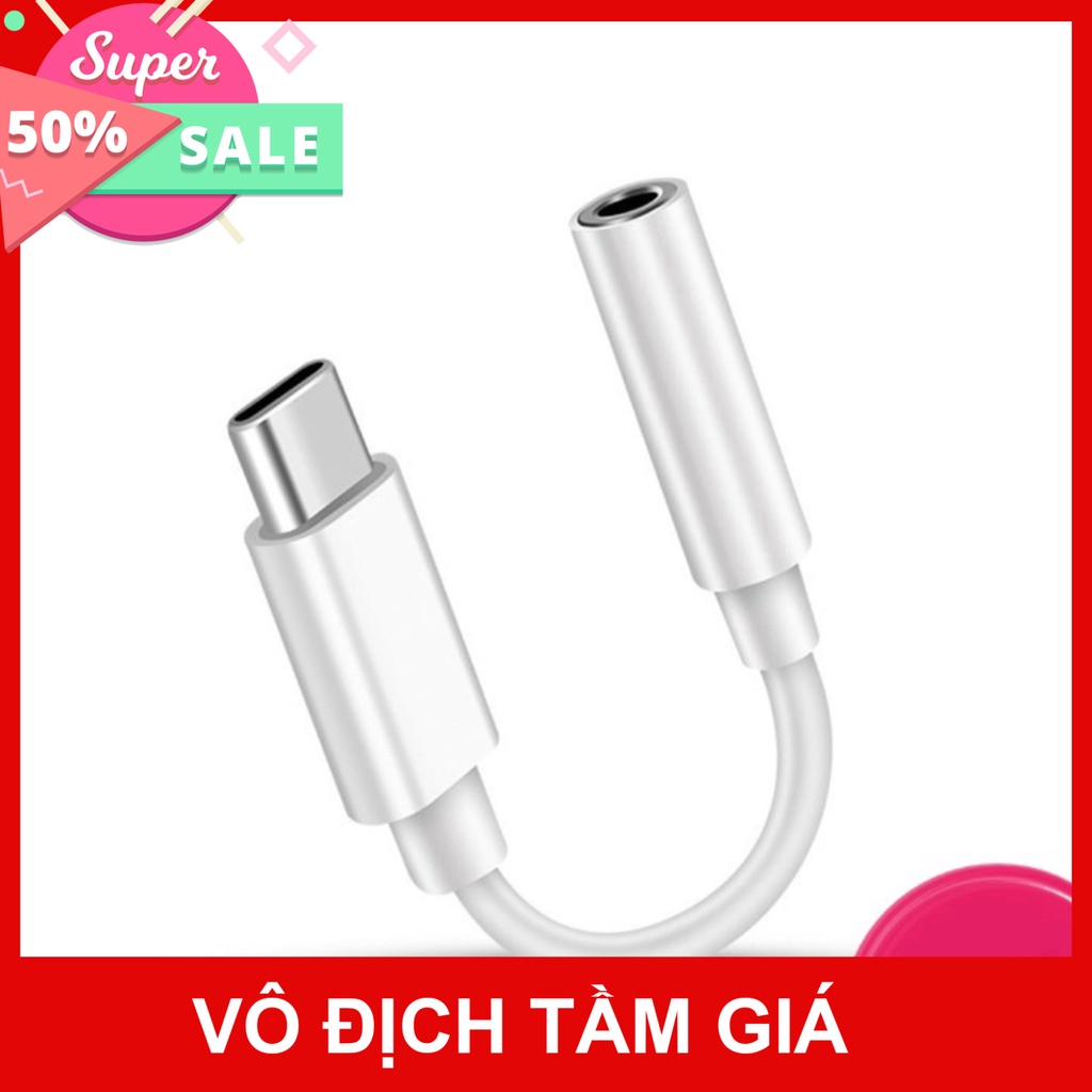 Jack Chuyển Đổi Tai Nghe Chân Type-C Ra 3.5. Cáp Chuyển Đổi Zin Samsung Cho Các Dòng Máy Chân Type-C Full Box TGP