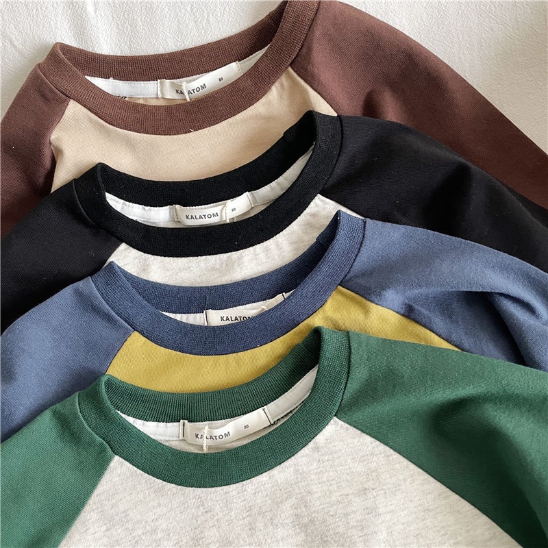 Áo Thun Raglan In Họa Tiết Hoạt Hình Phong Cách Nhật Bản 2022 Cho Bé