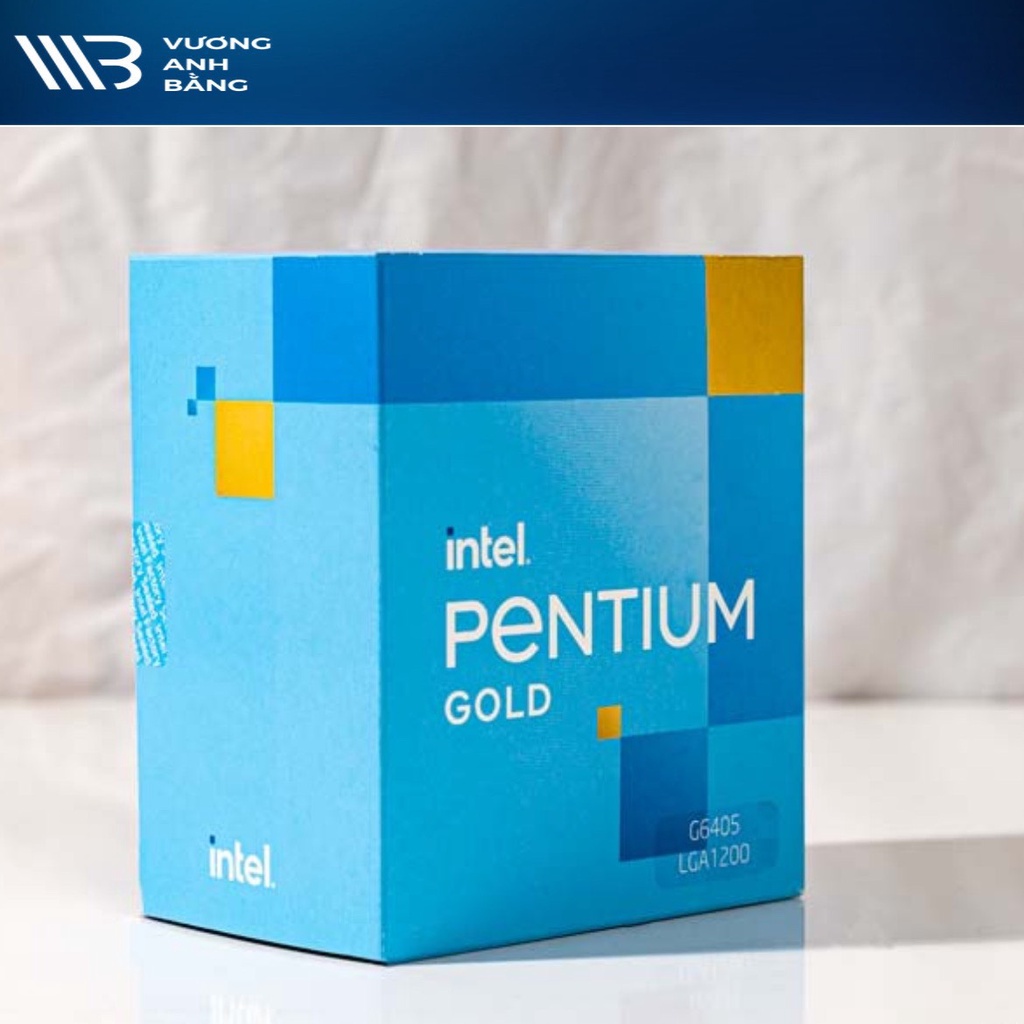 Chip CPU Intel Pentium Gold G6405 Box - Hàng Chính Hãng