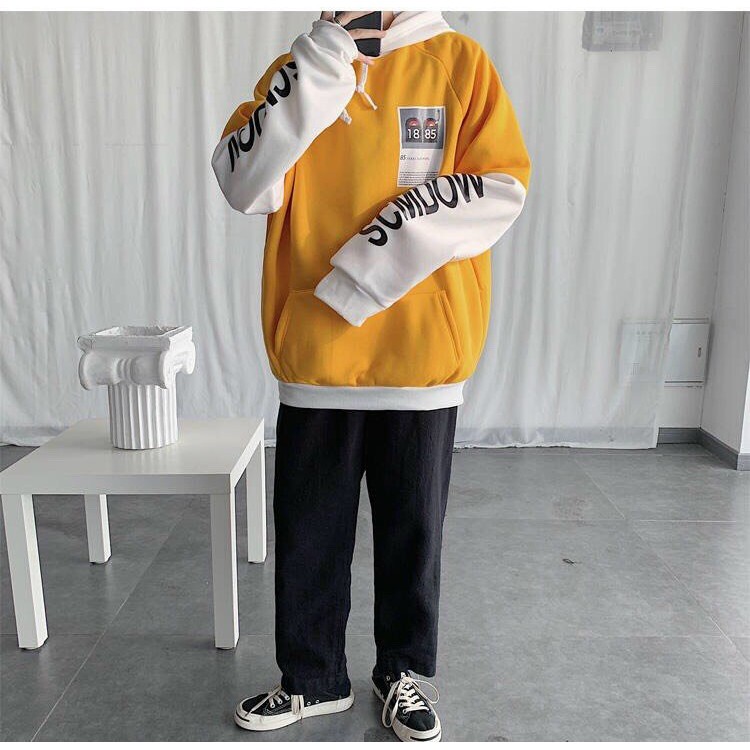 ÁO HOODIE NAM PHONG CÁCH HÀN QUỐC SỌC TAY Unisex hoodies | BigBuy360 - bigbuy360.vn