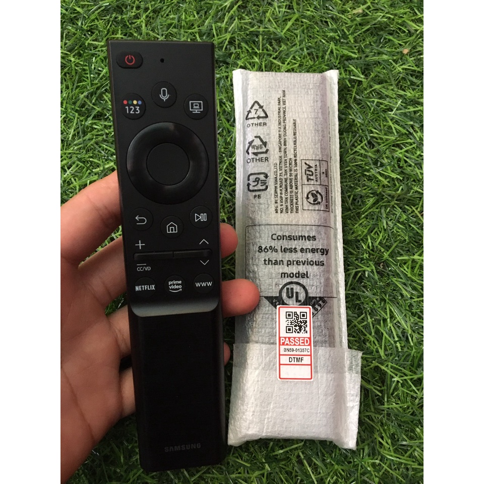 (Chính Hãng) Remote Điều khiển tv samsung QLED 2019 Smart 4k (sạc điện bằng năng lượng mặt trời)