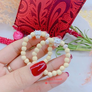 Vòng dâu tằm cho bé tuổi trâu bi bạc