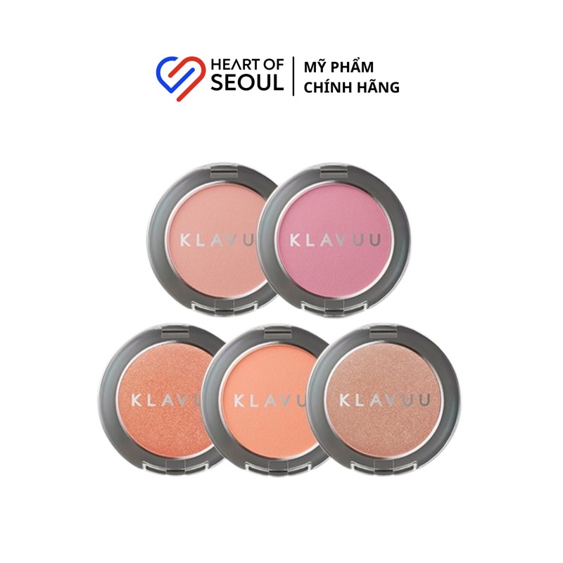 Phấn má hồng Klavuu Urban Pearlsation Natural Powder Blusher 5.5g (Bill Hàn)