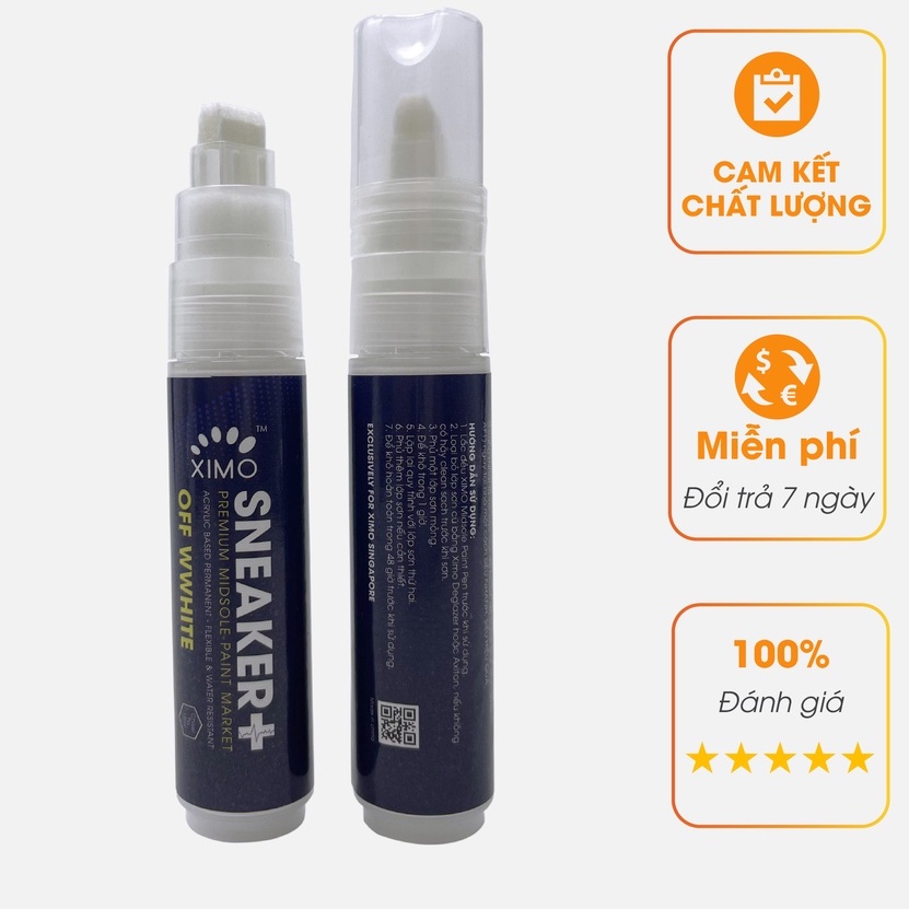 Bút Repaint đế giày tẩy trắng, sơn trắng làm mới phục hồi giày Ximo Midsole Paint Pen XXI23 15ml