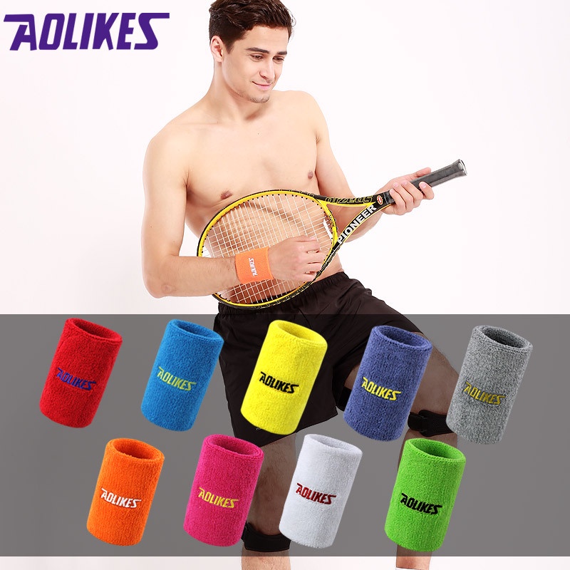 Băng cuốn cổ tay cao cấp thấm mồ hôi 11cm Aolikes AL0235