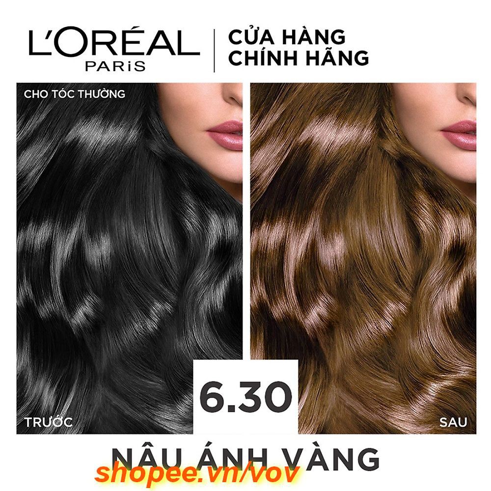 Thuốc nhuộm tóc #6.30 Loreal Excellence Creme  100% chính hãng, vov cung cấp & bảo trợ.