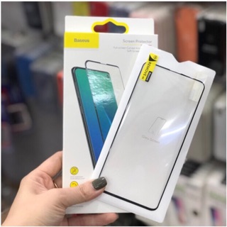 Combo 2 dán dẻo Baseus cho Máy Samsung S10 Full mang hình ( Cảm ứng siêu âm )