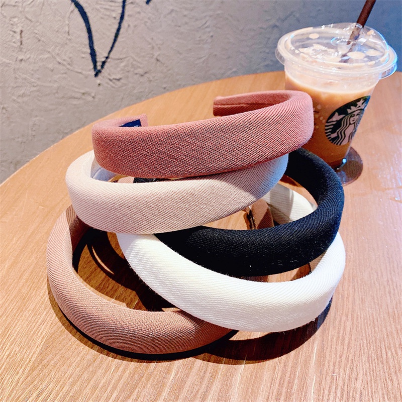 Băng Đô Cài Tóc Bằng Nhung Dày Dặn Chống Trượt Thời Trang Cho Nữ