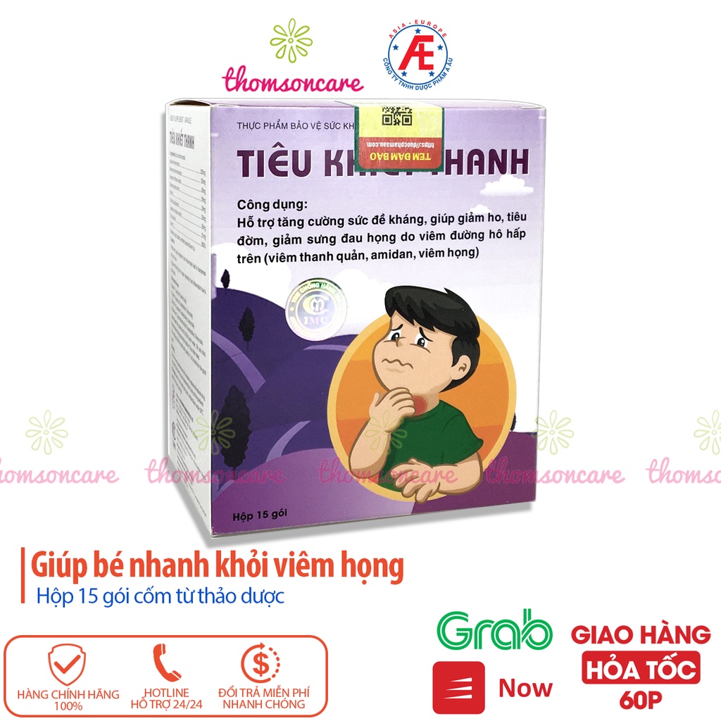 Cốm Tiêu khiết thanh - tăng cường sức đề kháng, hỗ trợ giảm ho cho trẻ từ thảo dược và vitamin C
