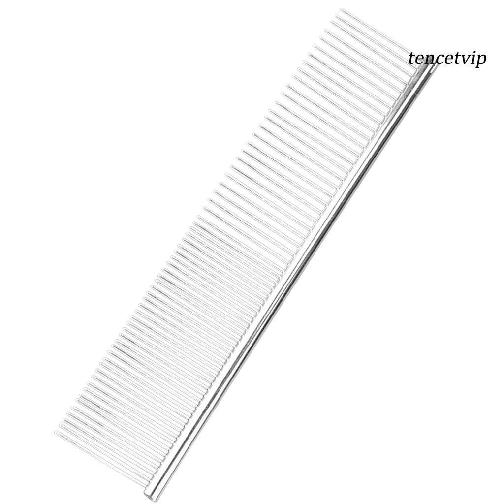 Lược chải lông cho vật nuôi 19cm bằng thép không gỉ
