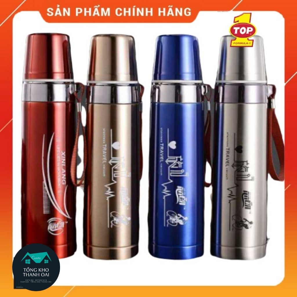 Bình Giữ Nhiệt Inox OUTSIDE 800 Ml Loại Đẹp Có Dây Đeo Tiện Dụng