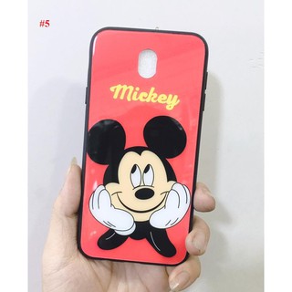 Samsung j7 pro ốp mặt lưng kính hình mickey đáng yêu