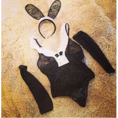 Bộ Đồ Ngủ Cosplay Sexy Nàng Thỏ Gợi Cảm, Bodýuit Ren Cosplay Thỏ Bunny Đáng Yêu T900  - QUIN BEE | BigBuy360 - bigbuy360.vn