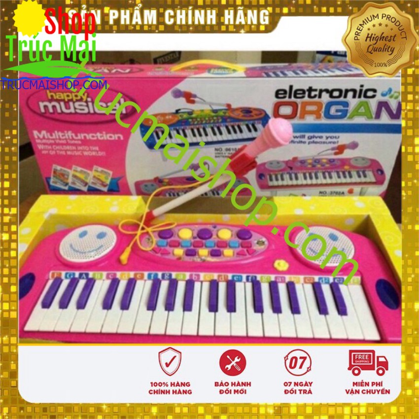 đàn organ Đàn Piano Kèm Mic Cho Bé ( 3702A ) đàn piano