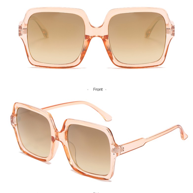 Kính mát gọng tròn lớn phong cách retro Hàn Quốc dành cho nữ